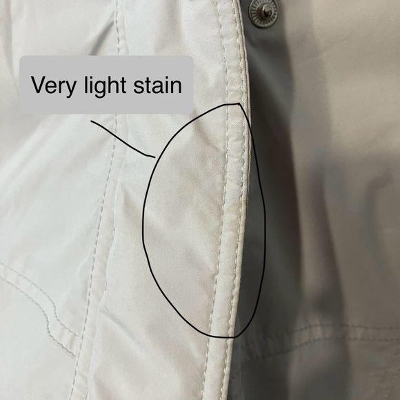 Hollister All-Weather Faux Fur-Lined Jacket - Stained - Gray / White - Women’s L - Picture 5 of 9